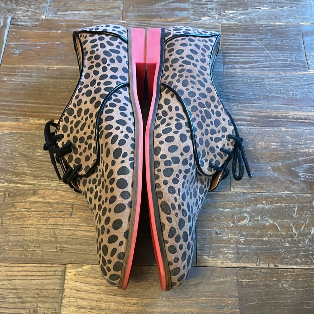 Dolce Vita Cheetah Print Suede Oxford Loafers🖤 - Picture 7 of 13